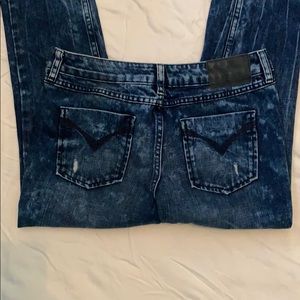Harley Davidson Cropped Cuffed Jeans